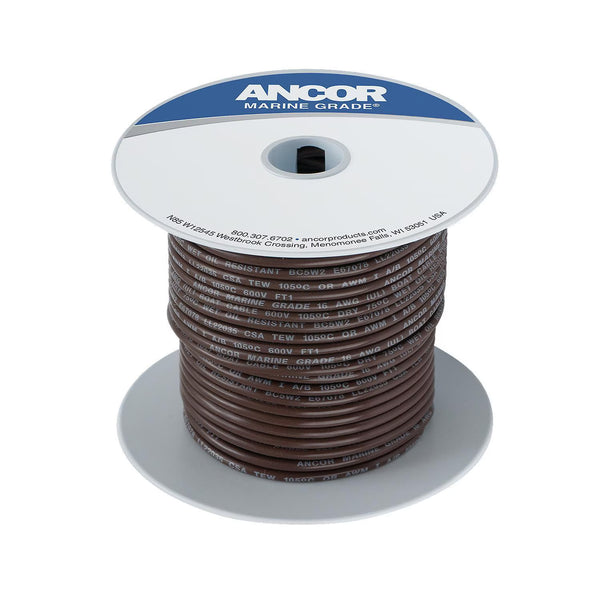 Ancor #16 Brown 100ft Spool Tinned Copper - 102210