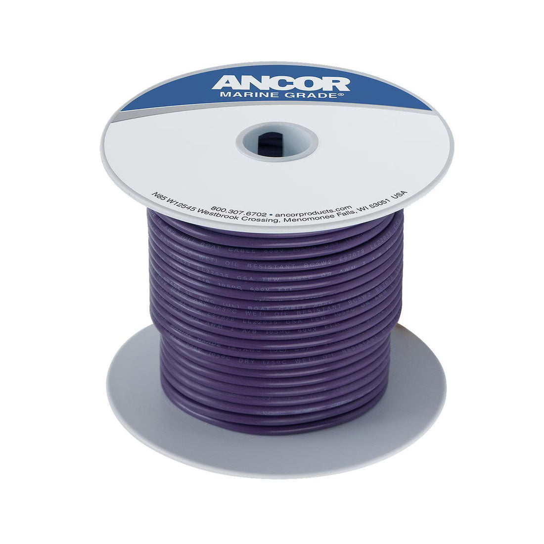 Ancor #16 Purple 100ft Spool Tinned Copper - 102710