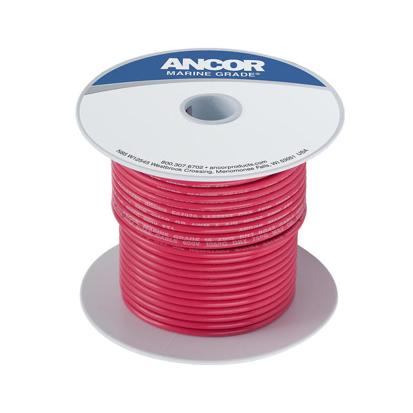 Ancor #16 Red 100ft Spool Tinned Copper - 102810