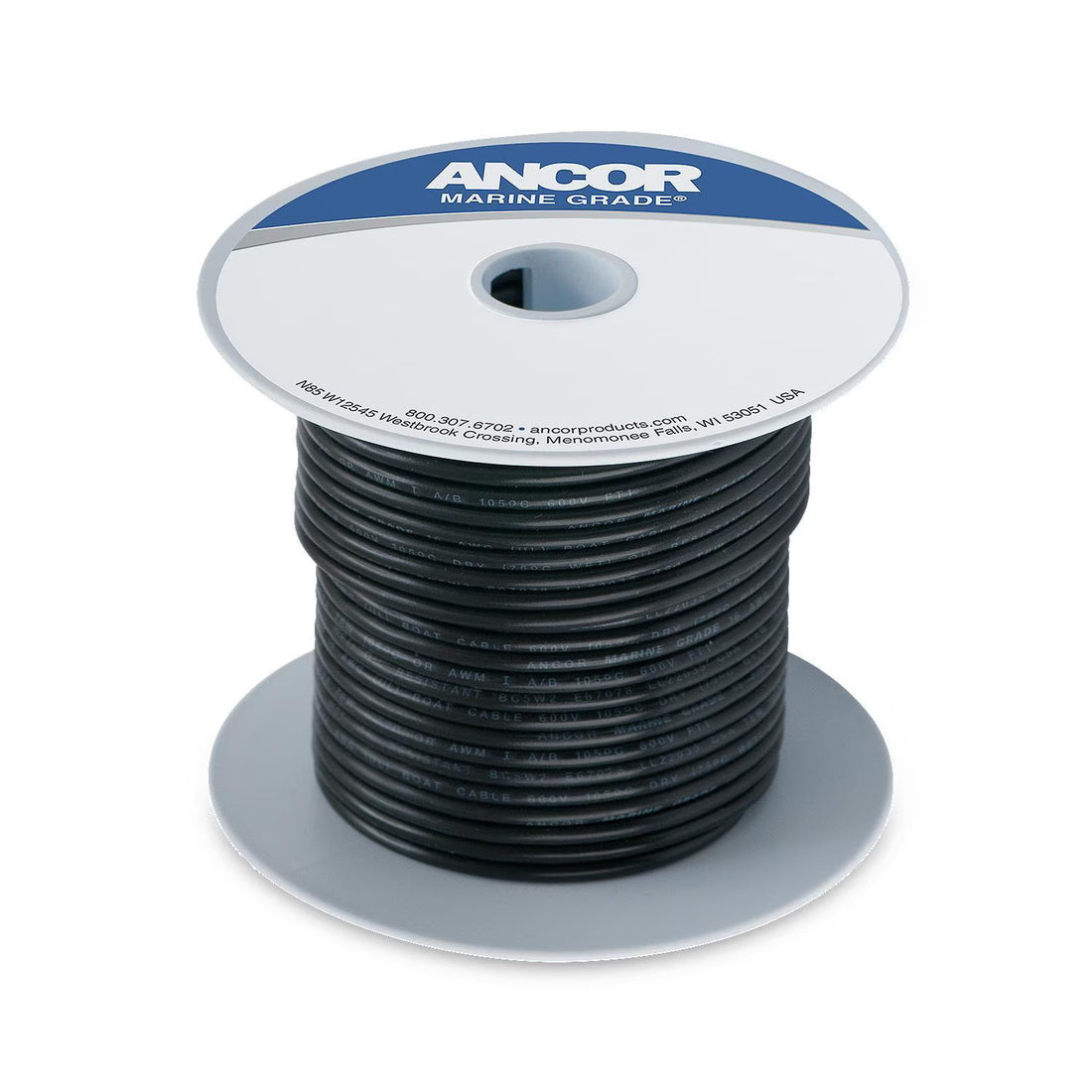Ancor #14 Black 100ft Spool Tinned Copper - 104010