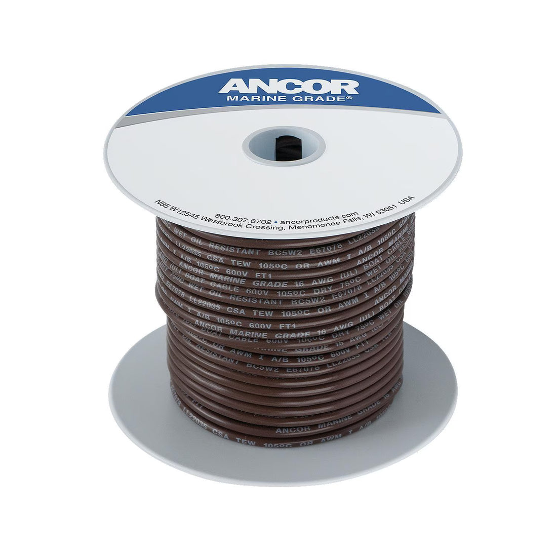 Ancor #14 Brown 100ft Spool Tinned Copper - 104210