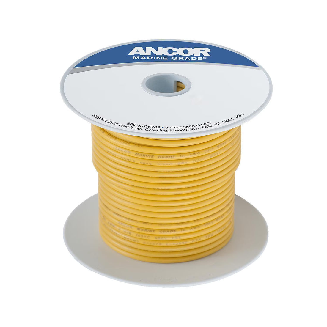 Ancor #14 Yellow 100ft Spool Tinned Copper - 105010
