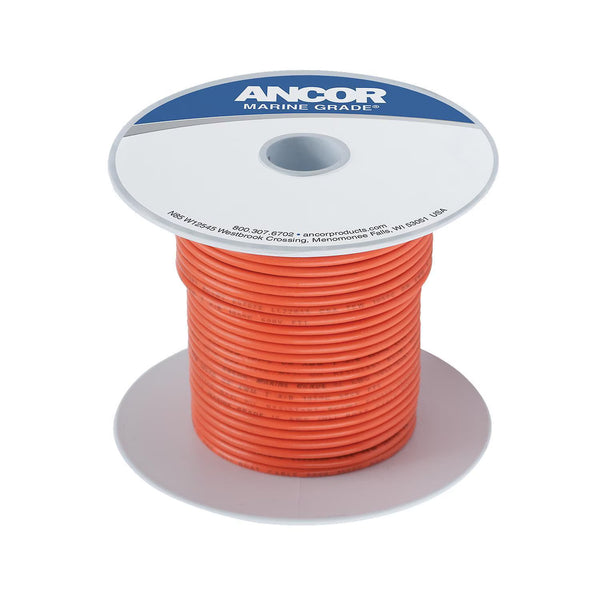 Ancor #10 Orange 100ft Spool Tinned Copper - 108510