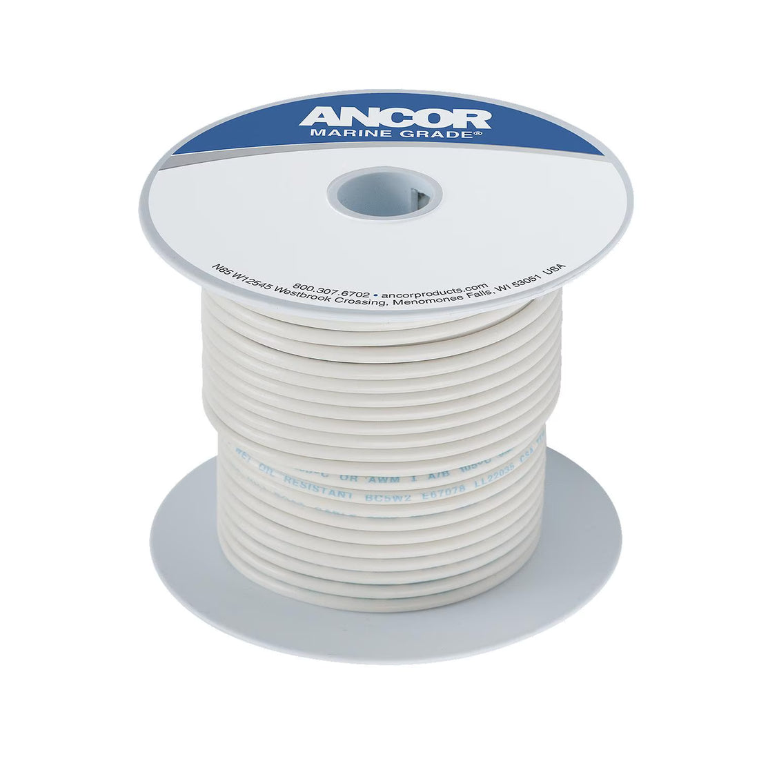Ancor #6 White 100ft Spool Tinned Copper - 112710