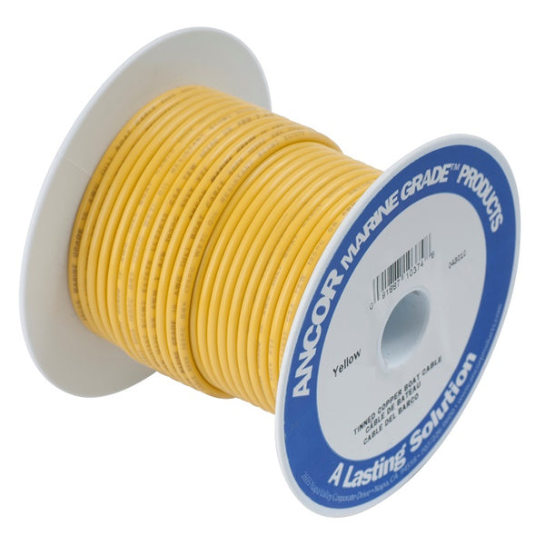 Ancor #4 Yellow 100ft Spool Tinned Cooper - 113910