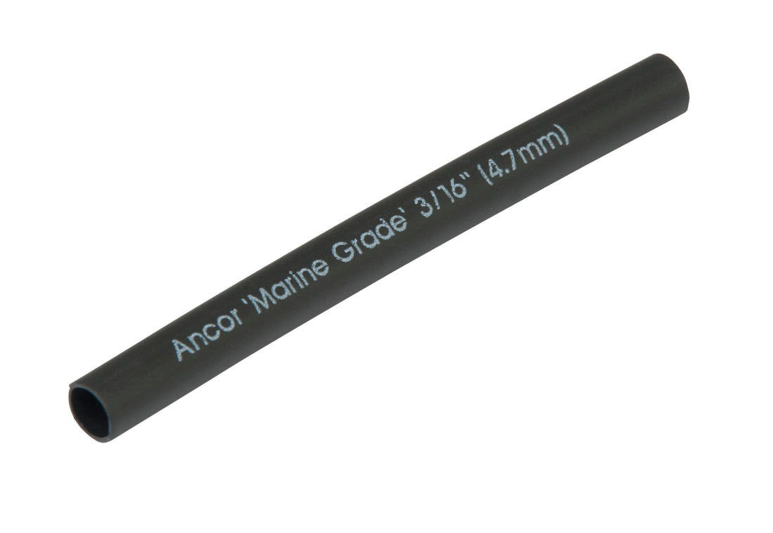 Ancor 3/16in x 48in Black Heat Shrink Tubing - 302148