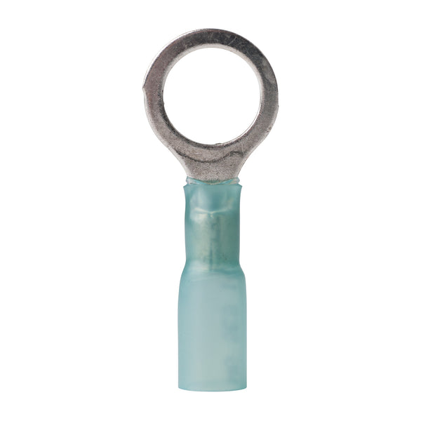Ancor 16-14 3/8 Ring Terminal Heat Shrink Blue 100 Pack - 311699