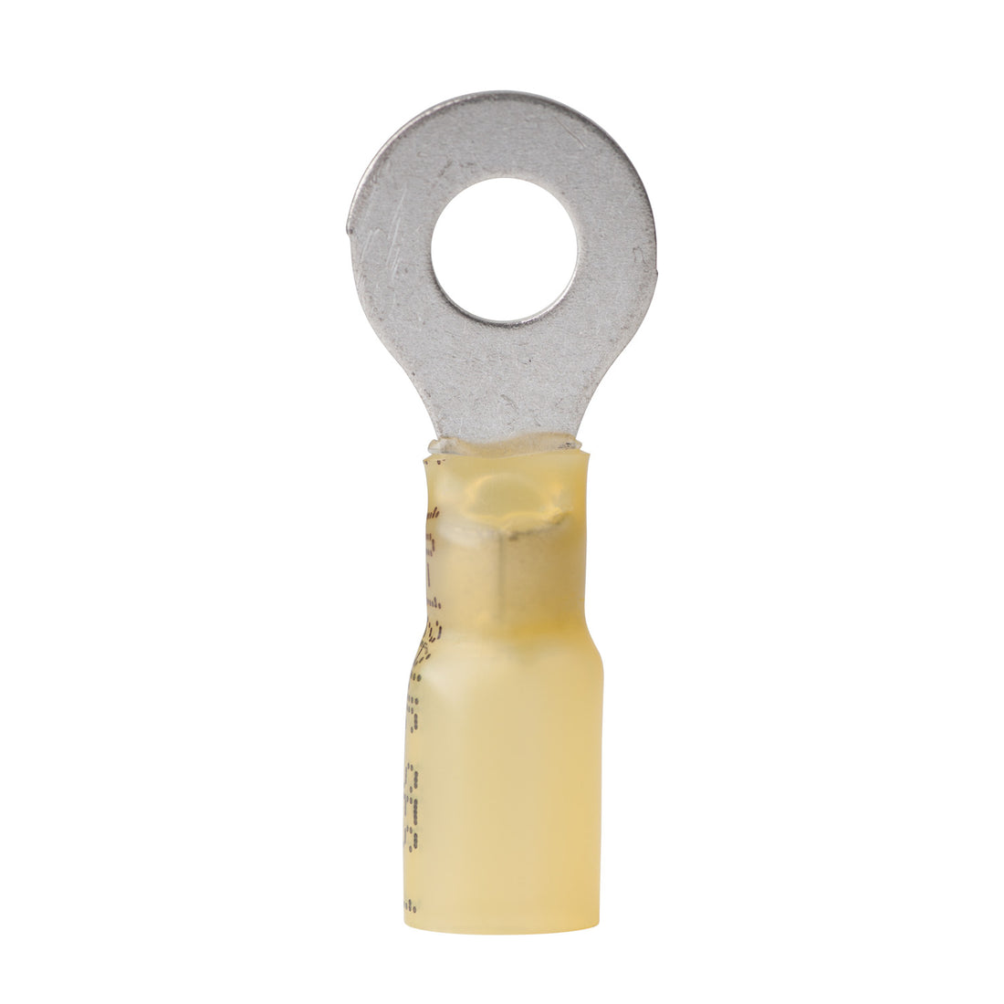 Ancor 12-10 1/4 Ring Terminal Heat Shrink Yellow 100 pack - 312499