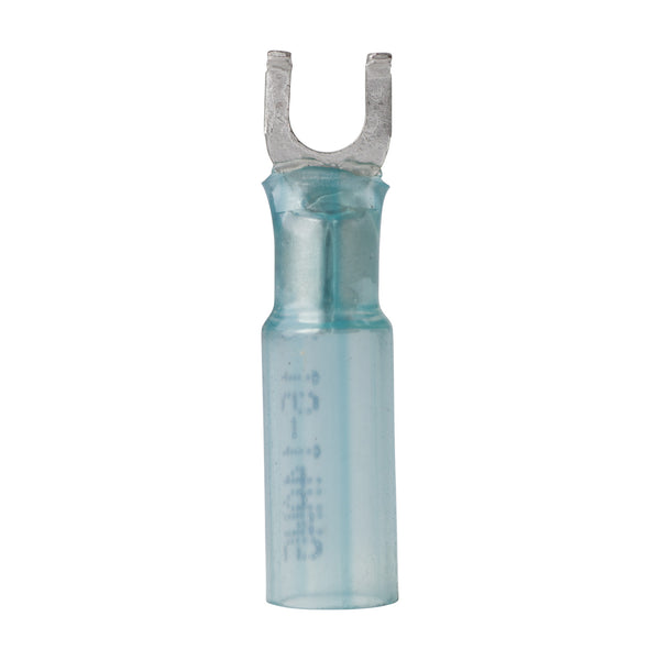 Ancor 16-14 #8 Spade Heat Shrink Blue 25 Pack - 314225