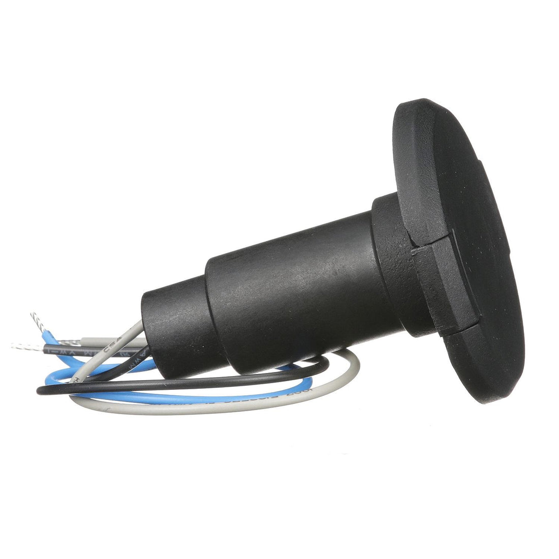 Attwood 910R Series Round Base 3-Pin Black Composite Cover - 910R3PB-7