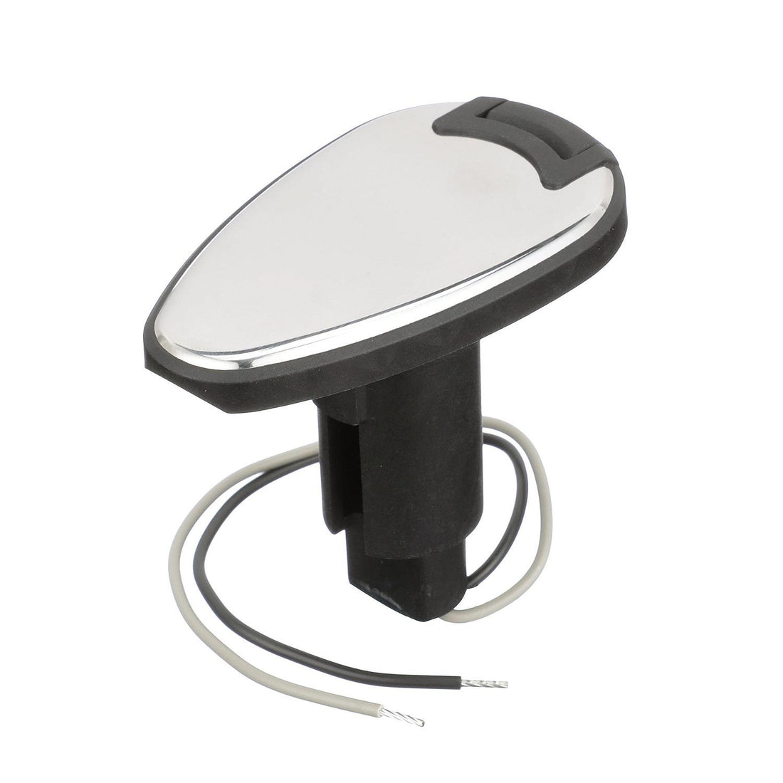Attwood 910 T Series Teardrop Base 2 Pin Over Mold 306 Stainless Steel Black Cover