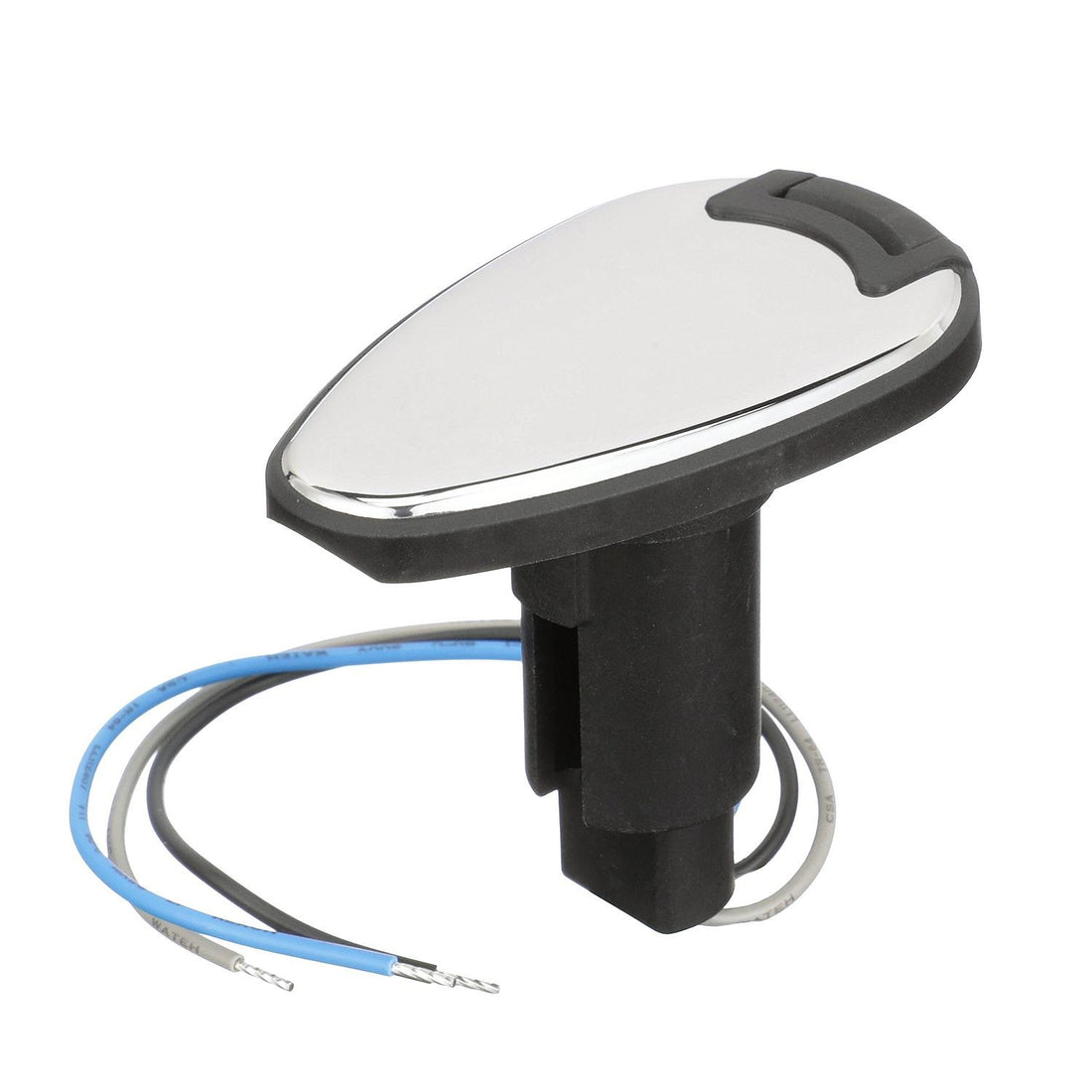 Attwood 910 T Series Teardrop Base 3 Pin Over Mold 306 Stainless Steel Black Cover