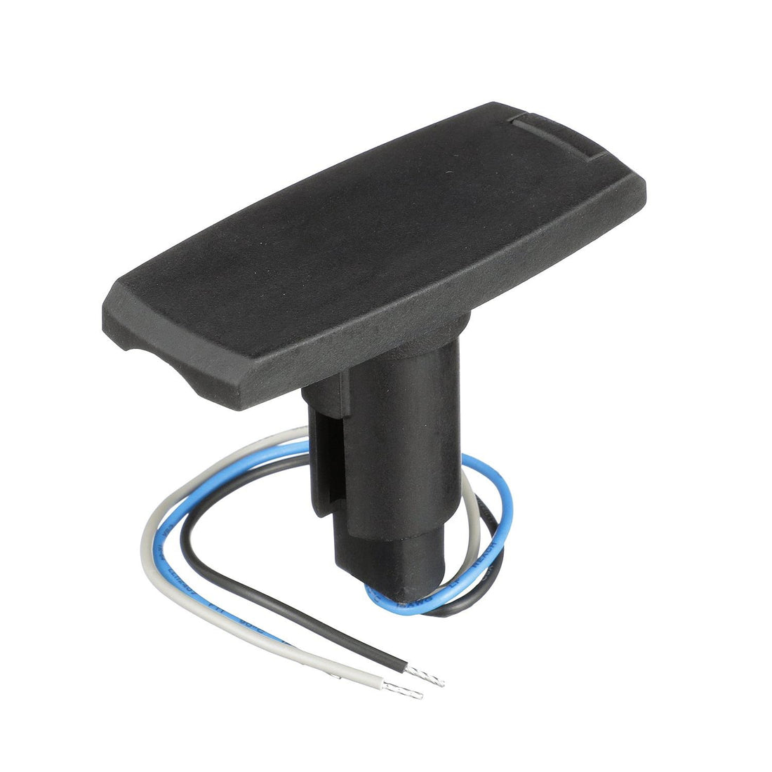 Attwood 910V Series Rectangle Base 3-Pin Black Composite Cover - 910V3PB-7