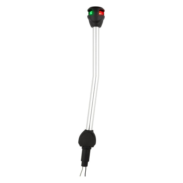 Attwood LightArmor Bi-Color 10in Angled Locking Collar Pole 2-Pin LED - NV6LC1-10A7