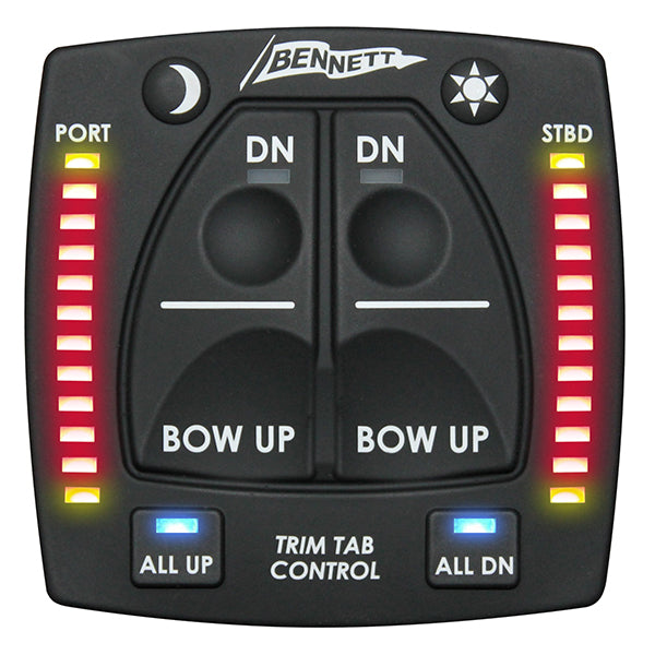Bennett OBI9000-E Control With Indicator Lights For Bolt Electric Trim Tabs - OBI9000-E