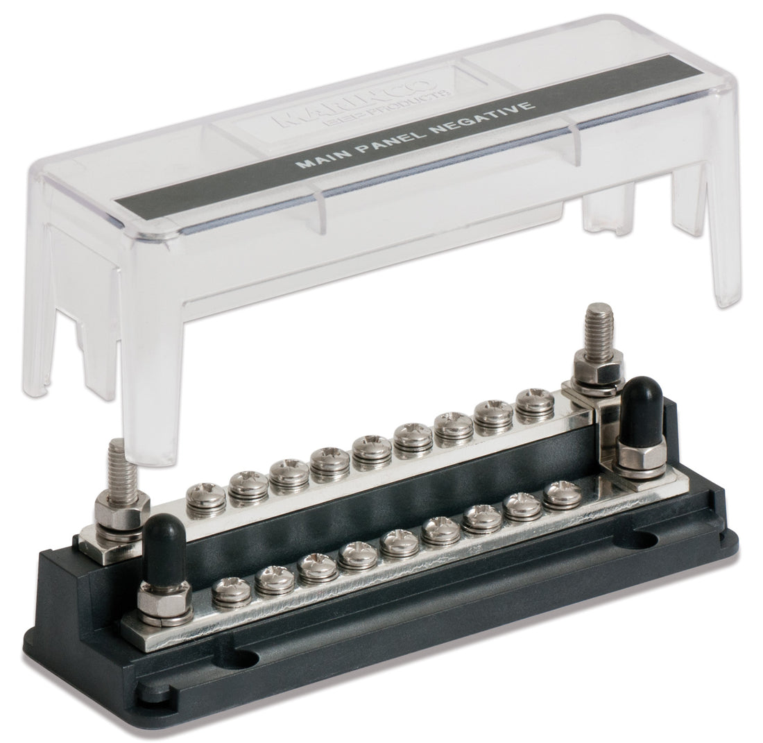 BEP Z Bar 18 Way Buss Bar 4 1/4in Studs 18 5/32 Terminal 200A 50V DC - 777-Z18W-200