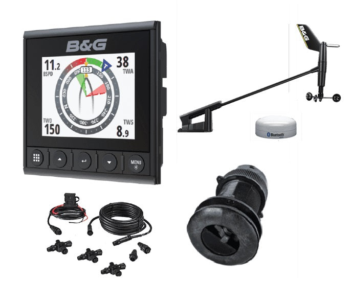 B&G Triton2 Speed/Depth/Wind Package With Wireless Wind with DST810 and WS320 - 000-14956-002