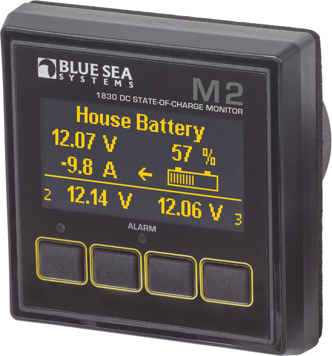 Blue Sea M2 DC Multimeter with State of Charge - 1830-BSS