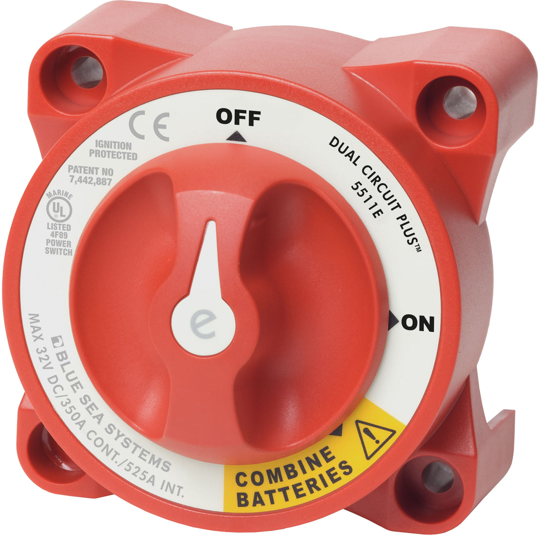 Blue Sea E Series Battery Switch On Off Dual Circuit Plus