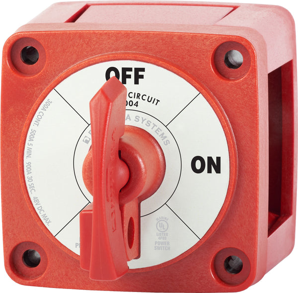 Blue Sea M-Series Battery Switch On/Off with Locking Key - 6004-BSS
