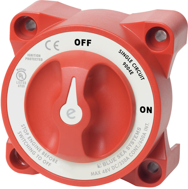 Blue Sea E-Series Battery Switch On-Off With AFD - 9004e-BSS