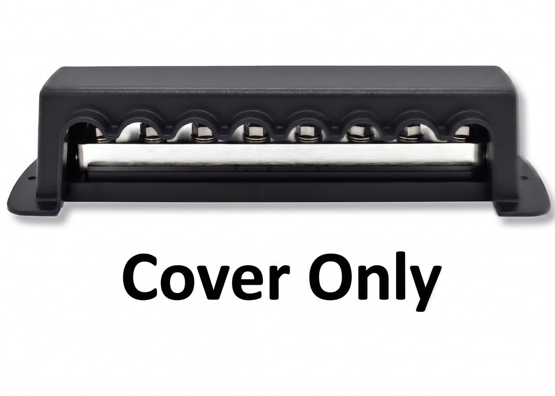Bluewater 8 Stud Busbar Cover Black - 312315-B-108