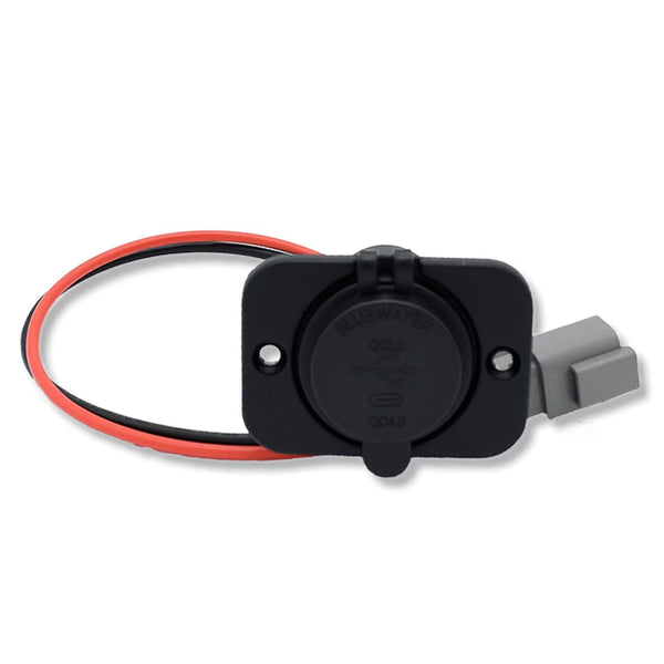 Bluewater USB/C Dual W/Deutsch W/Single Plate - 6000-3005