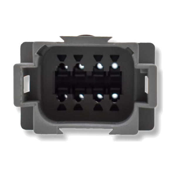 Bluewater 8 Position DT Male Connector with Wedge Lock, No Key, Deutsch Compatible - DT04-8P