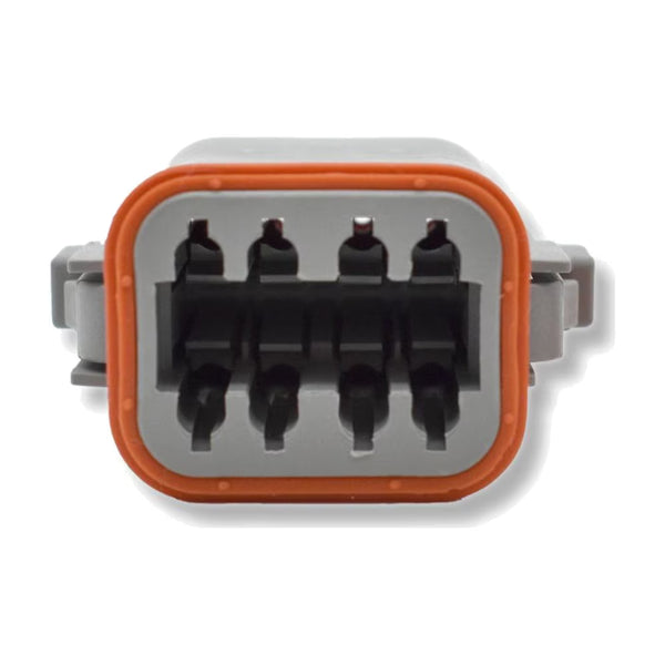 Bluewater 8 Position DT Female Connector with Wedge Lock, No Key, Deutsch Compatible - DT06-08SA