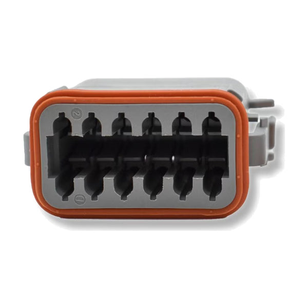 Bluewater 12 Position DT Female Connector with Wedge Lock, Deutsch Compatible - DT06-12S