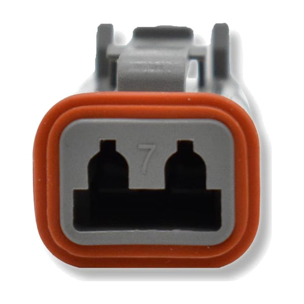 Bluewater 2 Position DT Female Connector with Wedge Lock, Deutsch Compatible - DT06-2S