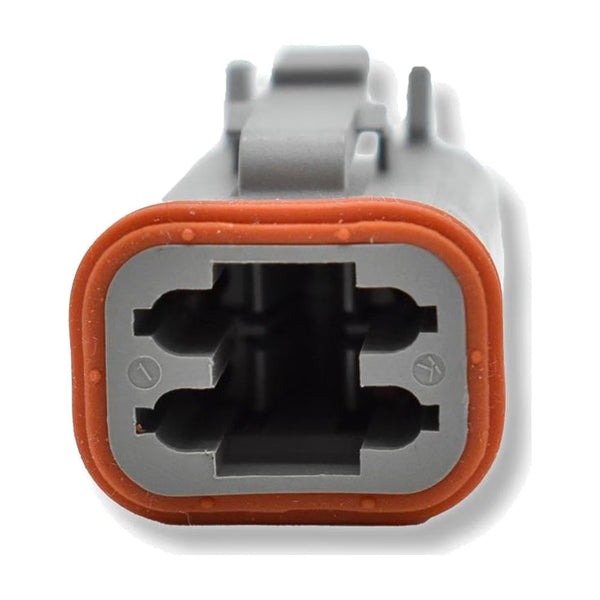 Bluewater 4 Position DT Female Connector with Wedge Lock, Deutsch Compatible - DT06-4S