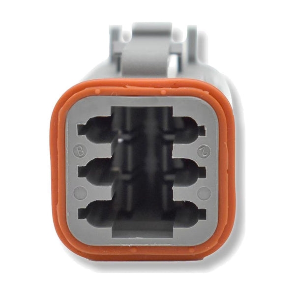 Bluewater 6 Position DT Female Connector with Wedge Lock, Deutsch Compatible - DT06-6S