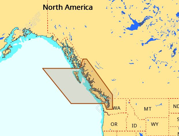 C Map Na M025 Max Wide Micro Sd Canada West Including Puget Sound