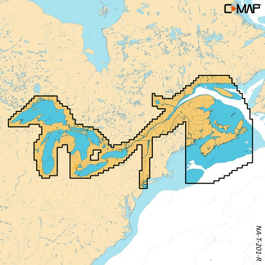 C-MAP Reveal X Coastal Great Lakes microSD - M-NA-T-201-R-MS