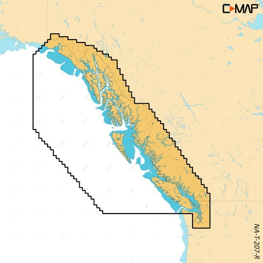 C-MAP Reveal X Coastal British Columbia and Puget Sound microSD - M-NA-T-207-R-MS