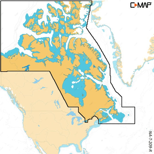 C-MAP Reveal X Coastal Canada North and East microSD - M-NA-T-209-R-MS