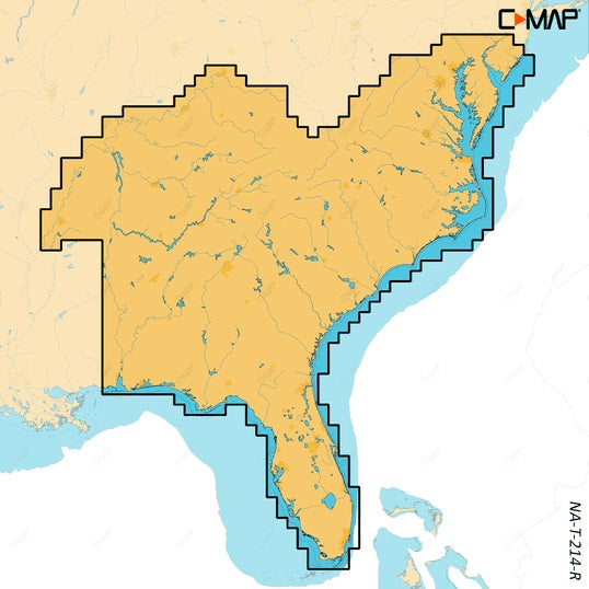 C Map Reveal X Inland Us Lakes South East Micro Sd