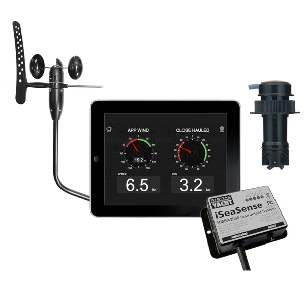 Digital Yacht iSEASENSE Speed/Depth/Temp/Wind Pack - ZDIGISSPK2