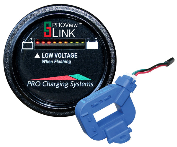 Dual Pro Lithiumm Battery Status Indicator Single Round Display - BFGRLITH