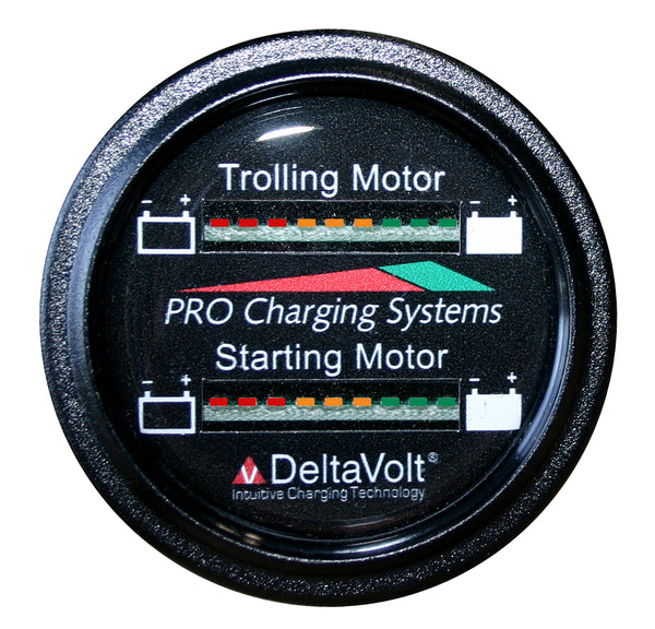 Dual Pro Battery Fuel Gauge For 1 - 36v, 1 -12v  Systems - BFGWOM1536V/12V