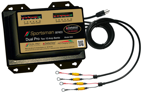 Dual Pro SS2 Battery Charger 2 Bank 20 Amps - SS2