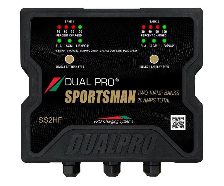 Dual Pro SS2HF Battery Charger 2 Bank 20 Amps - SS2HF