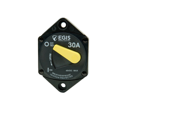 EGIS 87-Series 30 Amp Circuit Breaker Panel Mount - 4707-030