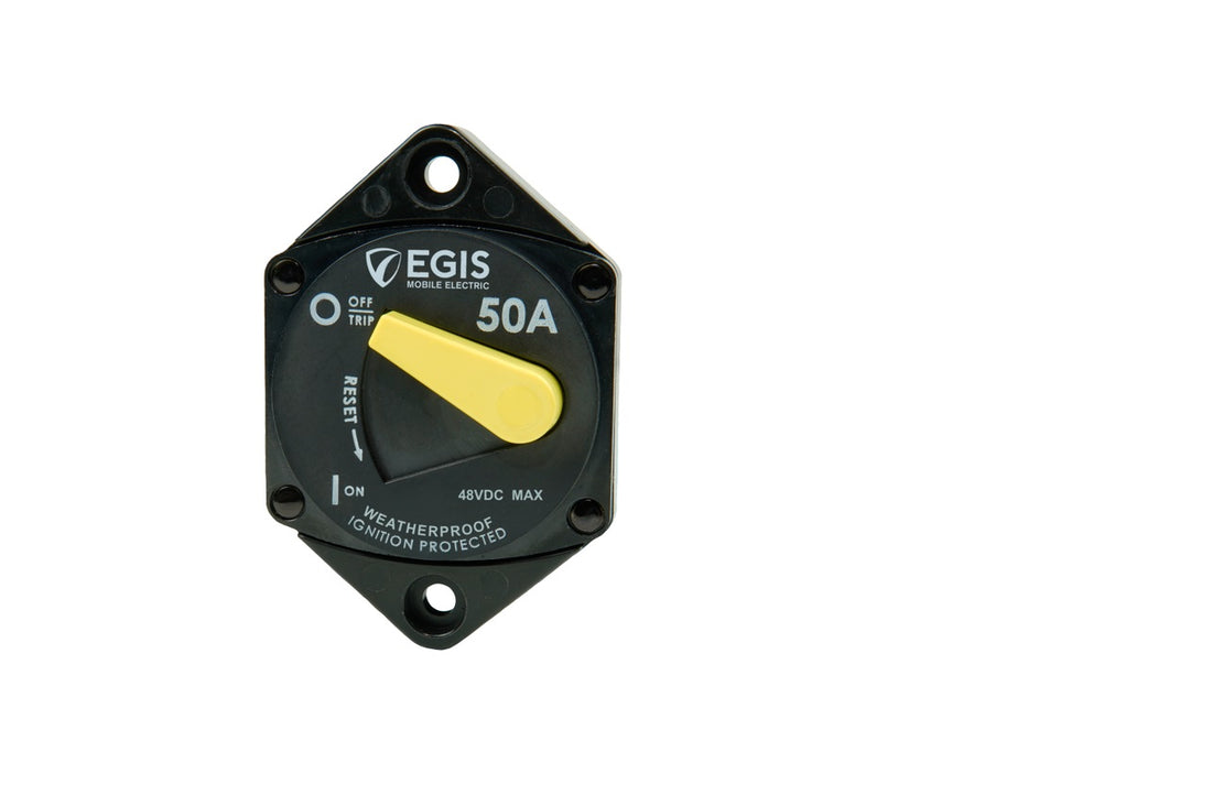 EGIS 87-Series 50 Amp Circuit Breaker Panel Mount - 4707-050
