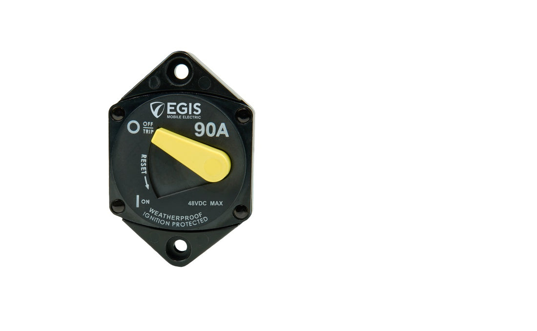 EGIS 87-Series 90 Amp Circuit Breaker Panel Mount - 4707-090