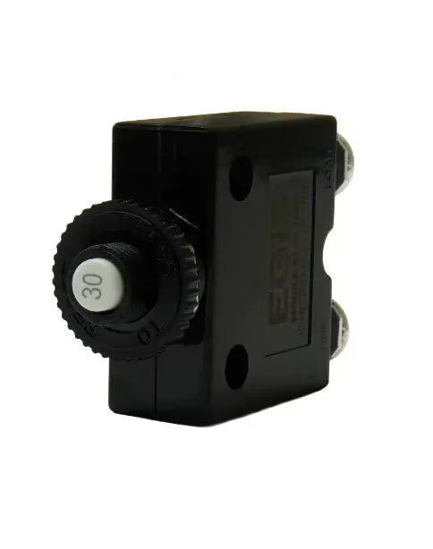 EGIS Push Button Panel Mount Circuit Breaker Screw Terminals 30 Amp Retail Pack - 4710-30