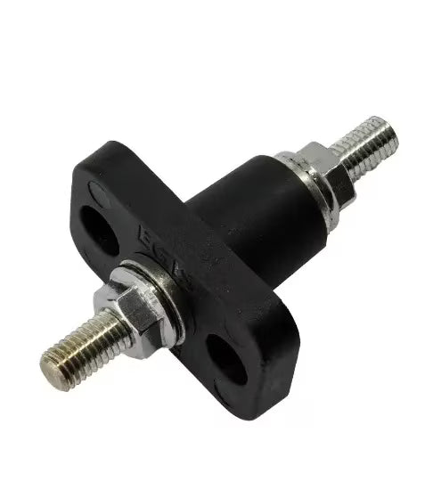 EGIS Feed Through Terminal Black M10 (3/8") Retail Pack - 6250-140
