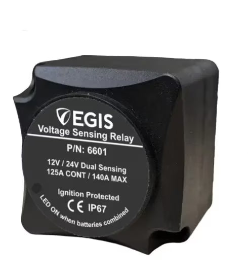EGIS Mini Automatic Charging Relay 125 Amp Bulk Pack - 6601