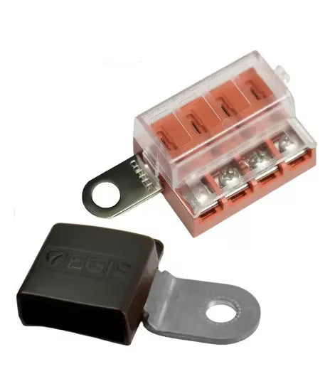 EGIS Ring Terminal Fuse Block and Busbar Kit Battery Mount Retail Pack - 8023-04